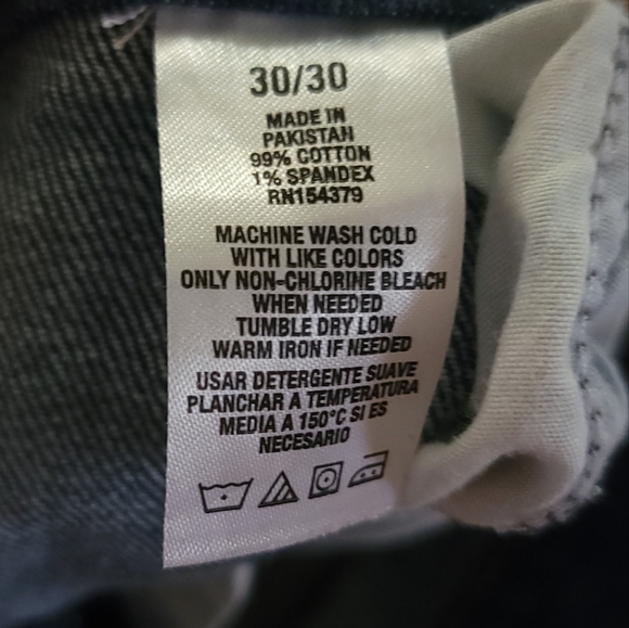 Aeropostale Jeans Men's Size 30x30 Medium Wash Denim Distressed Straight Fit Y2K - Picture 3 of 5